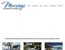 Tablet Screenshot of mooringscamp.com